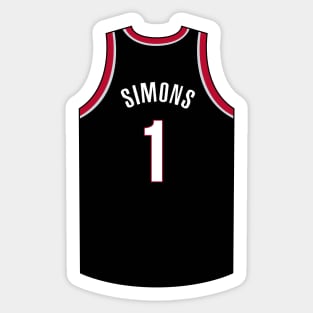 Anfernee Simons Portland Jersey Qiangy Sticker